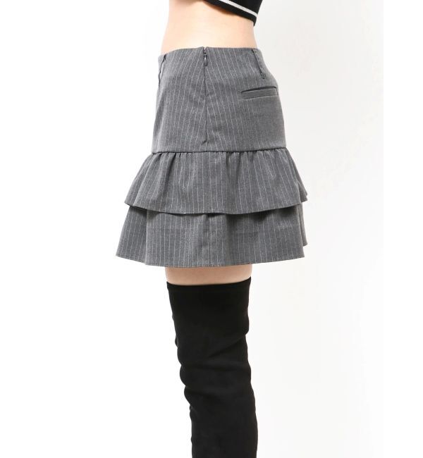 EMODA「ティアードフリルミニスカート」|スカート|