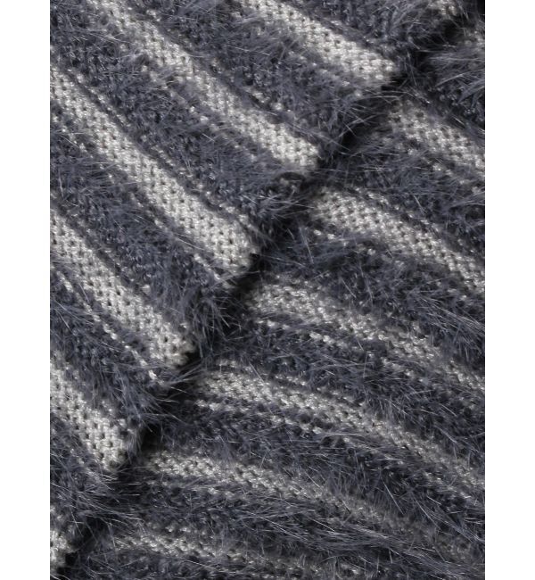 EMODA「シャギープレーティングジップトップス」|ニット・セーター|