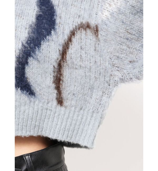 EMODA「リボンラインショートニット」|ニット・セーター|