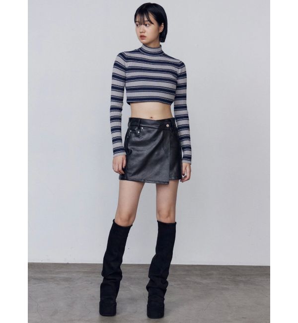 EMODA「アシンメトリーラップスカート」|スカート|