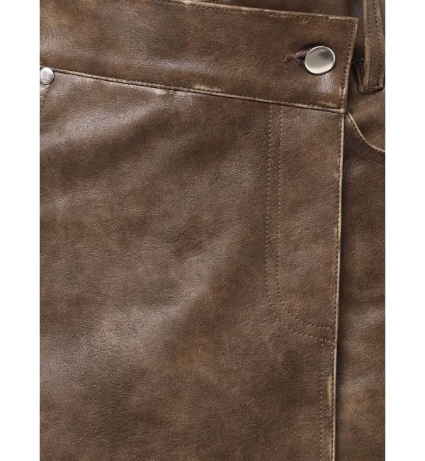 EMODA「アシンメトリーラップスカート」|スカート|