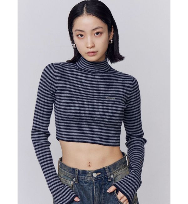 EMODA「ハイネッククロップニット」|ニット・セーター|