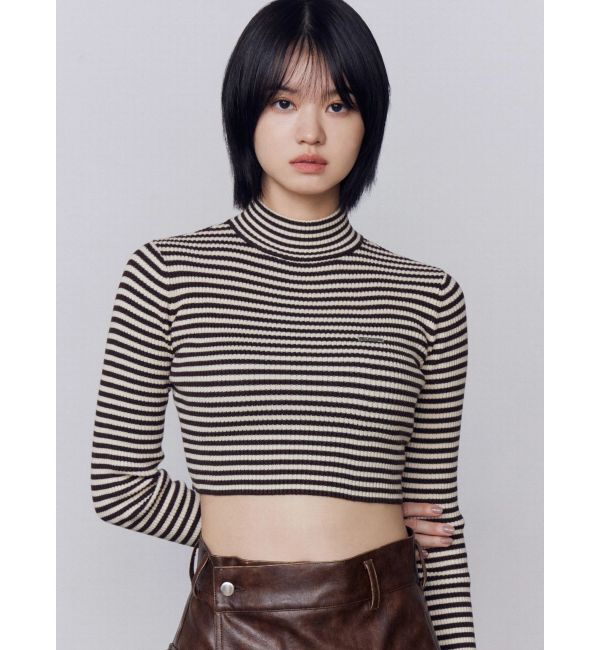 EMODA「ハイネッククロップニット」|ニット・セーター|
