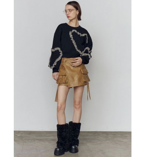 EMODA「ギャザーハートニット」|ニット・セーター|