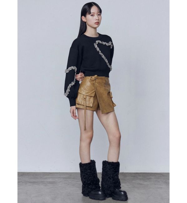 EMODA「ギャザーハートニット」|ニット・セーター|