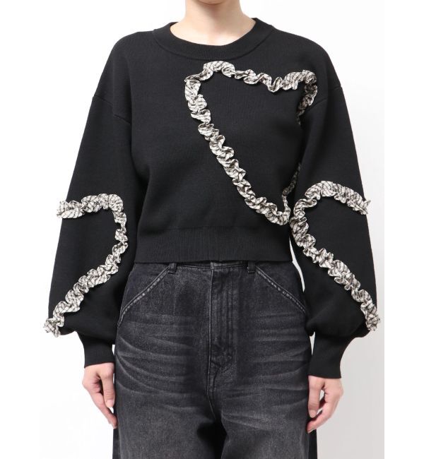 EMODA「ギャザーハートニット」|ニット・セーター|