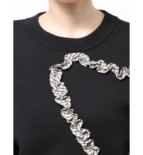 EMODA「ギャザーハートニット」|ニット・セーター|