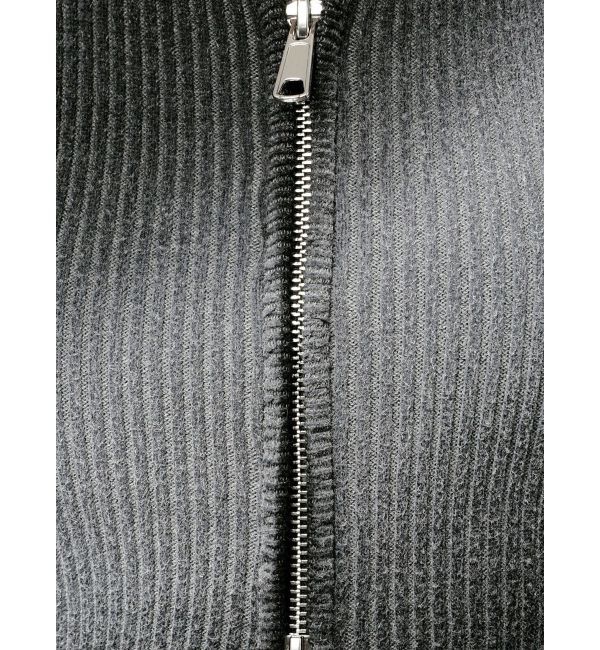 EMODA「カットウォッシュドプレーティングジップニット」|ニット・セーター|