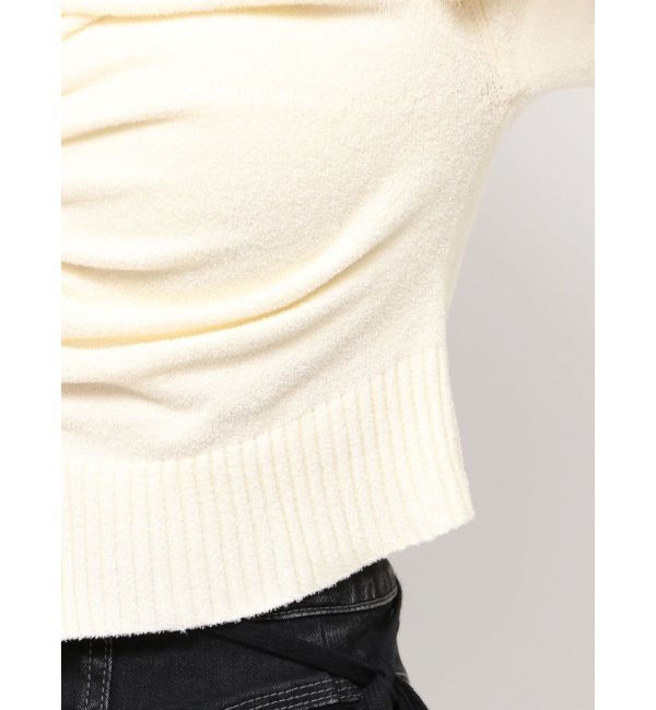 EMODA「FRONT BUTTON OFF SHOULDER KNIT」|ニット・セーター|