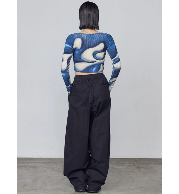 EMODA「フロントレースアップフィットニット」|ニット・セーター|