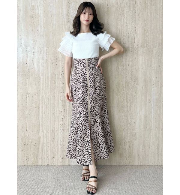 MERCURYDUO「フロントZIPマーメイドスカート」|スカート|