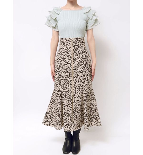 MERCURYDUO「フロントZIPマーメイドスカート」|スカート|