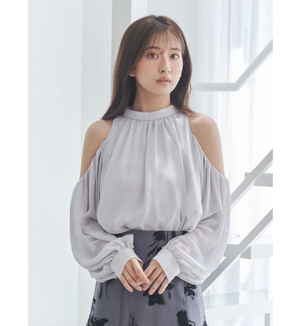 MERCURYDUO「シフォンアメスリオフショルブラウス」|シャツ・ブラウス|
