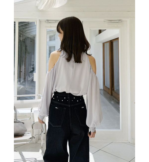 MERCURYDUO「シフォンアメスリオフショルブラウス」|シャツ・ブラウス|