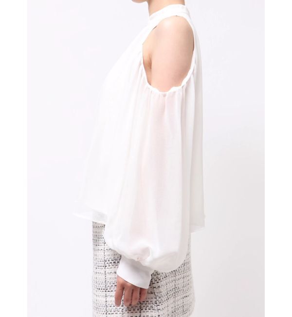 MERCURYDUO「シフォンアメスリオフショルブラウス」|シャツ・ブラウス|