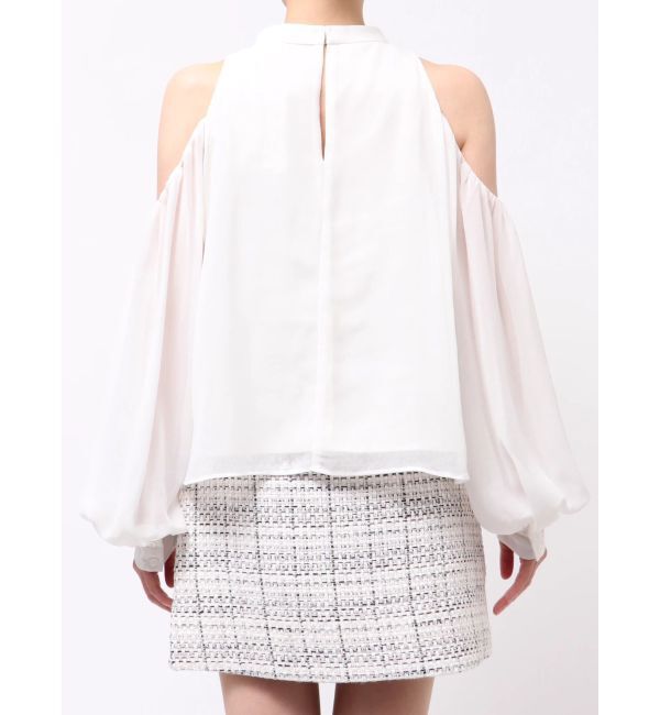 MERCURYDUO「シフォンアメスリオフショルブラウス」|シャツ・ブラウス|