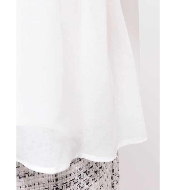 MERCURYDUO「シフォンアメスリオフショルブラウス」|シャツ・ブラウス|