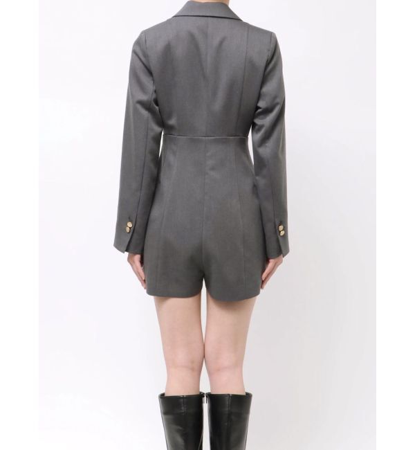 MERCURYDUO「フィットアンドフレアジャケットミニロンパース」|その他|