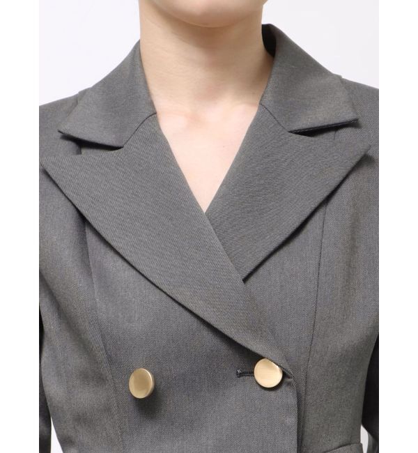 MERCURYDUO「フィットアンドフレアジャケットミニロンパース」|その他|