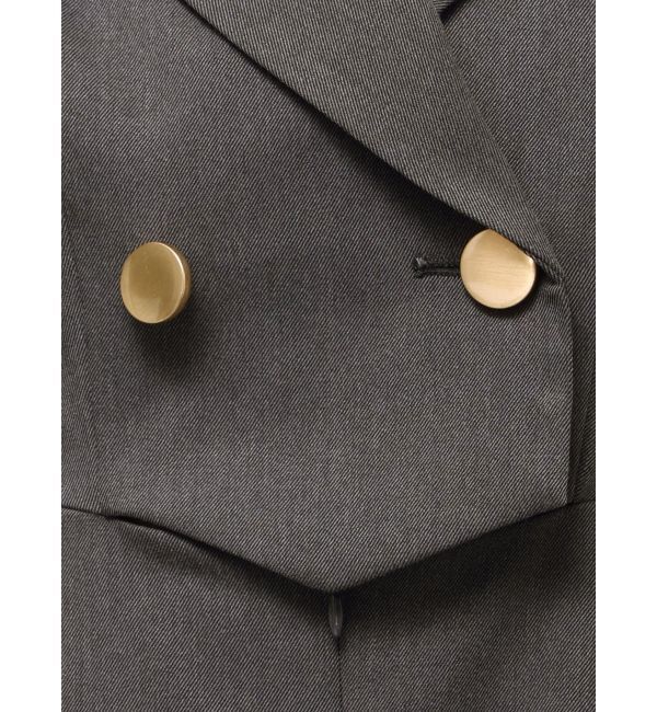 MERCURYDUO「フィットアンドフレアジャケットミニロンパース」|その他|