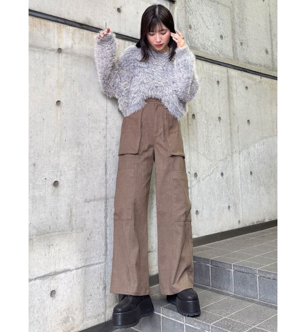 MURUA「プラットフォームレースアップブーツ」|ロングブーツ|