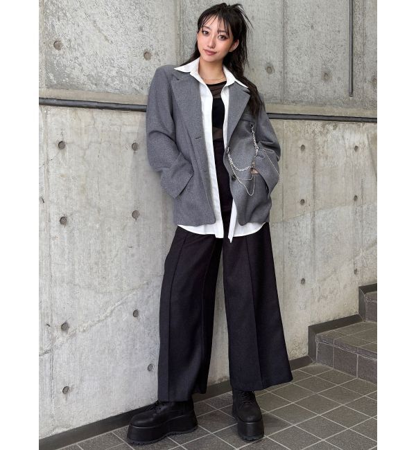 MURUA「プラットフォームレースアップブーツ」|ロングブーツ|