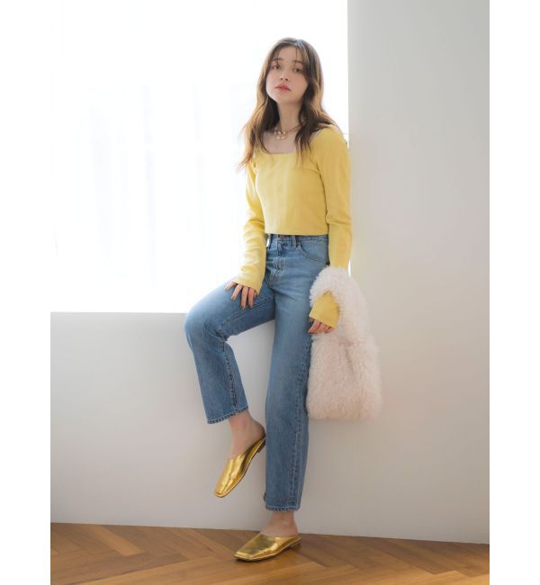 Ungrid「ヴィンテージストレートデニム」|デニム|