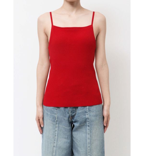 Ungrid「スクエアネックニットキャミ」|キャミソール|