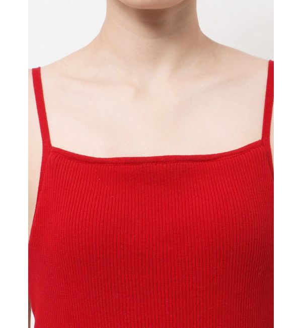 Ungrid「スクエアネックニットキャミ」|キャミソール|