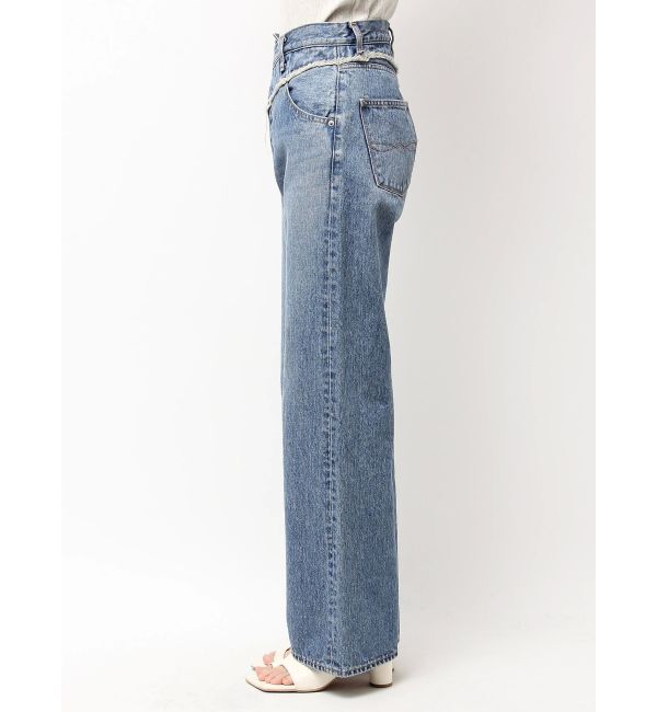 Ungrid「ウエストデザインリメイクデニム」|デニム|