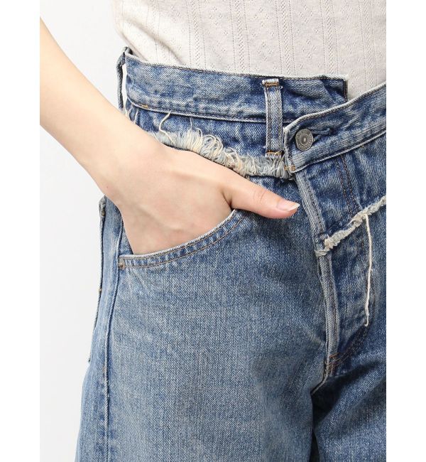 Ungrid「ウエストデザインリメイクデニム」|デニム|