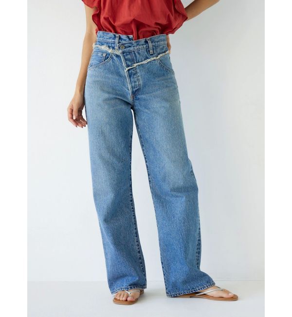 Ungrid「ウエストデザインリメイクデニム」|デニム|