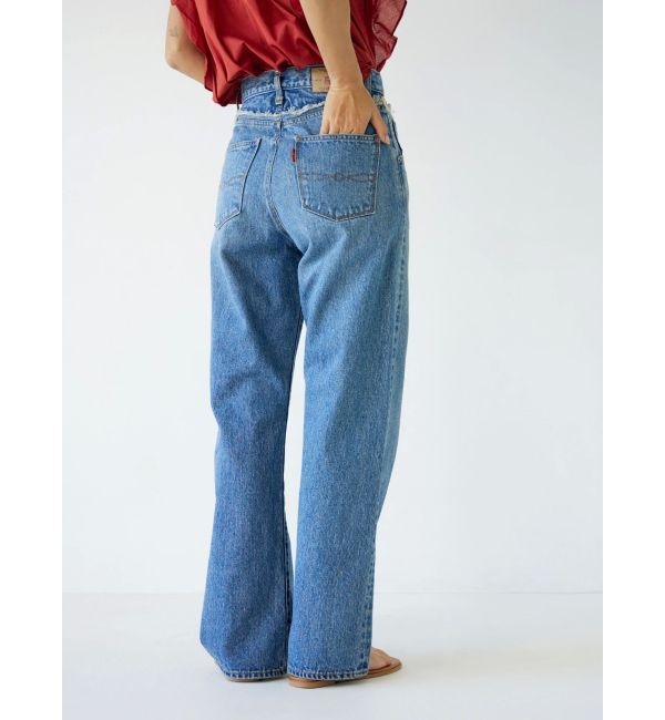 Ungrid「ウエストデザインリメイクデニム」|デニム|