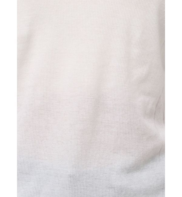 Ungrid「オフショルデザインシアーロングスリーブTee」|Tシャツ・カットソー|