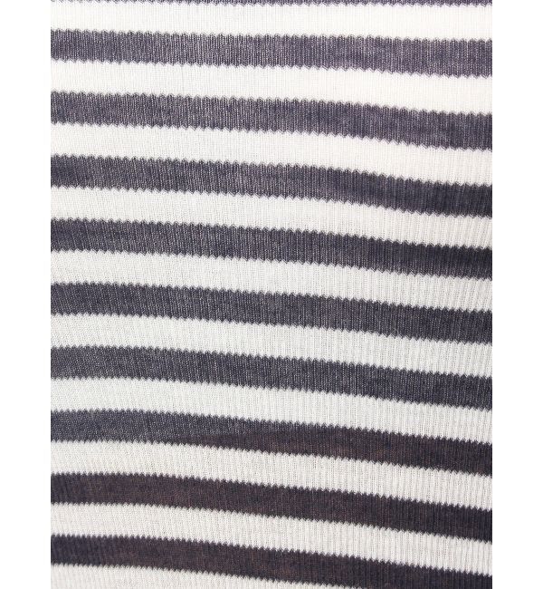 Ungrid「オフショルデザインシアーロングスリーブTee」|Tシャツ・カットソー|