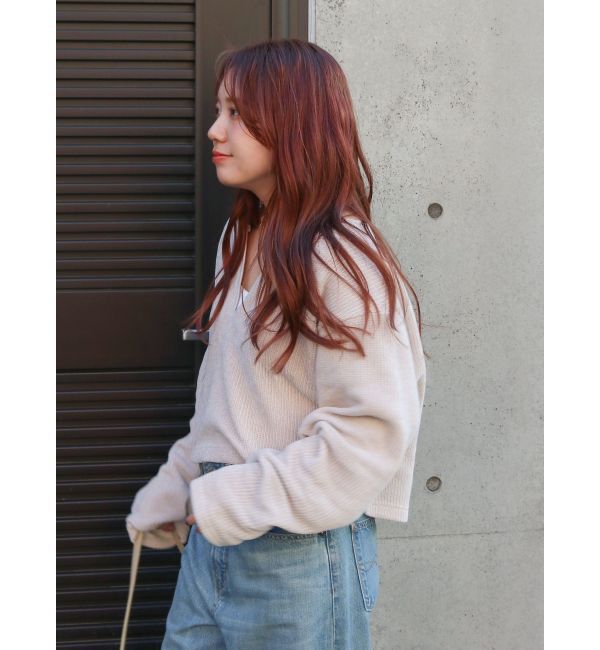 Ungrid「モールダブルフェイスロングスリーブTee」|Tシャツ・カットソー|