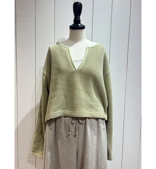 Ungrid「モールダブルフェイスロングスリーブTee」|Tシャツ・カットソー|