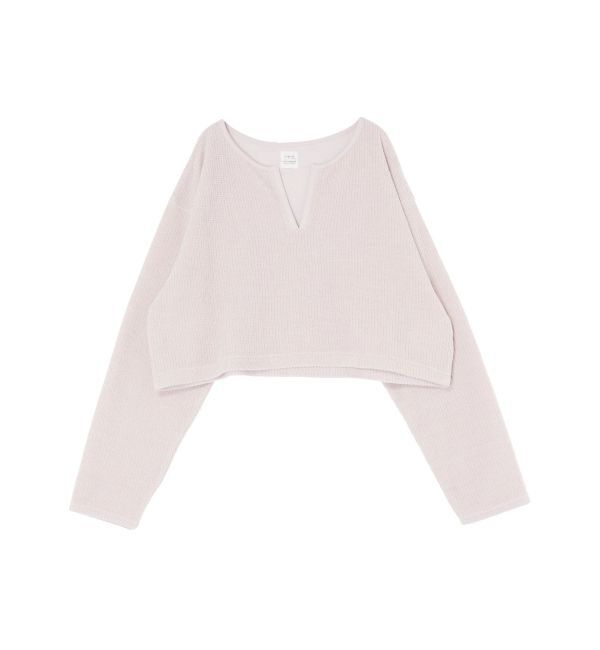 Ungrid「モールダブルフェイスロングスリーブTee」|Tシャツ・カットソー|