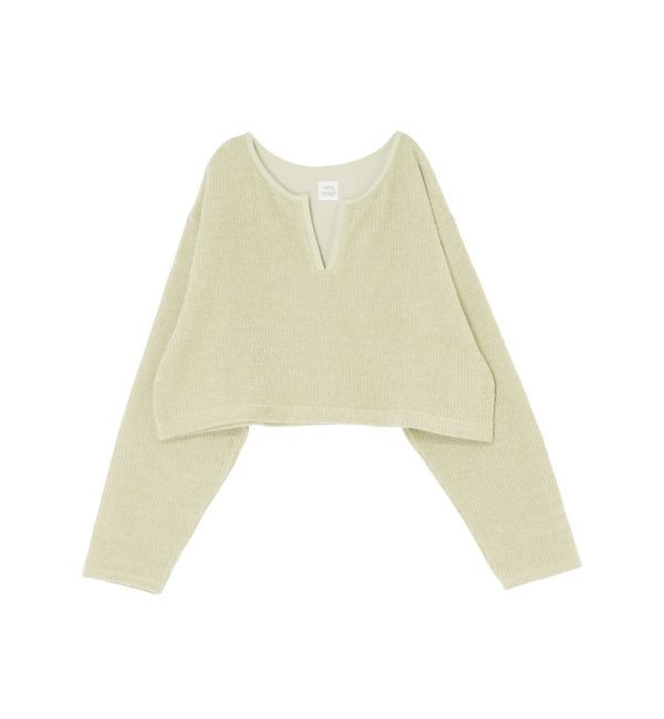 Ungrid「モールダブルフェイスロングスリーブTee」|Tシャツ・カットソー|