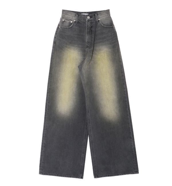 EVRIS「カラールーズワイドデニムパンツ」|デニム|