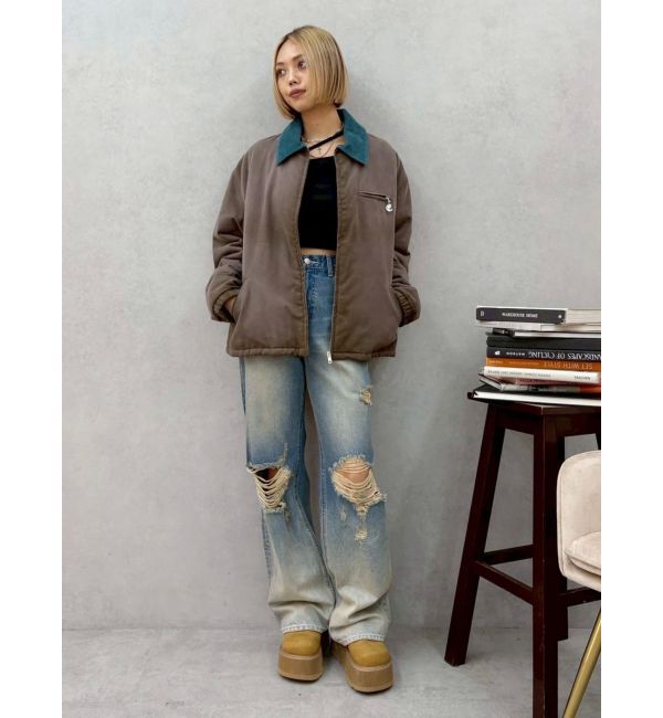 EVRIS「E MOTIF ワークブルゾン」|ブルゾン・スタジャン|