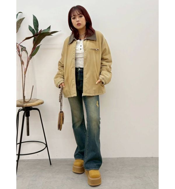 EVRIS「E MOTIF ワークブルゾン」|ブルゾン・スタジャン|