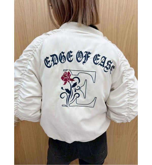 EVRIS「ボリュームギャザーショートMA-1」|ブルゾン・スタジャン|