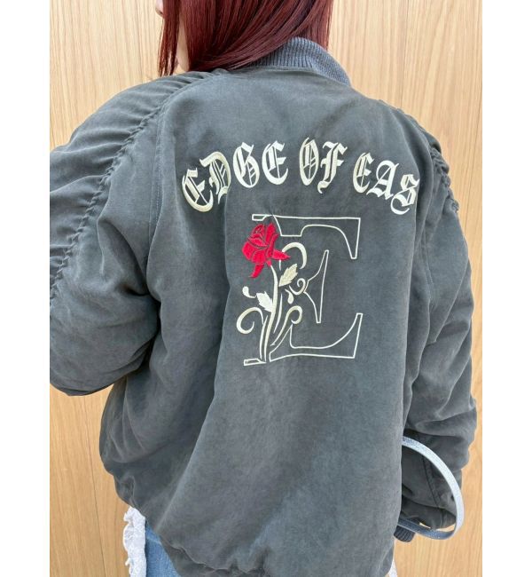 EVRIS「ボリュームギャザーショートMA-1」|ブルゾン・スタジャン|