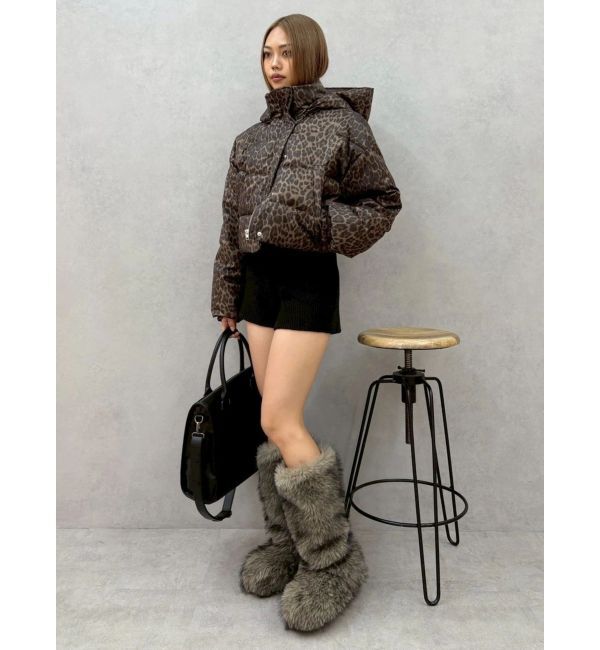 EVRIS「2WAYエアリークロップドブルゾン」|ダウン|