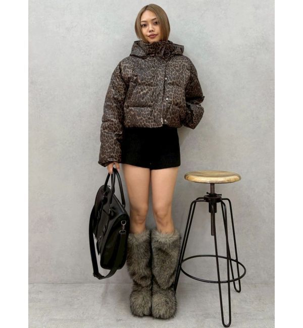 EVRIS「2WAYエアリークロップドブルゾン」|ダウン|