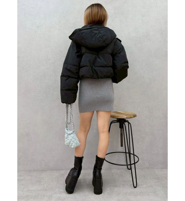 EVRIS「2WAYエアリークロップドブルゾン」|ダウン|