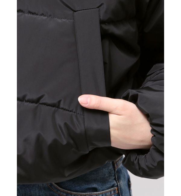 EVRIS「2WAYエアリークロップドブルゾン」|ダウン|