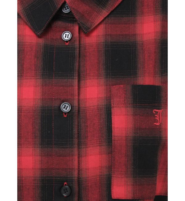 jouetie「ウエストベルトチェックシャツ」|シャツ・ブラウス|