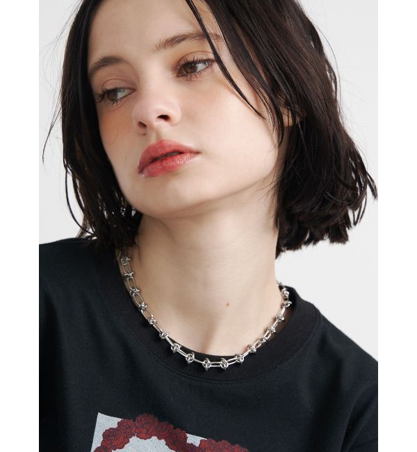 jouetie「ワイヤーライクチェーンチョーカー」|ネックレス|